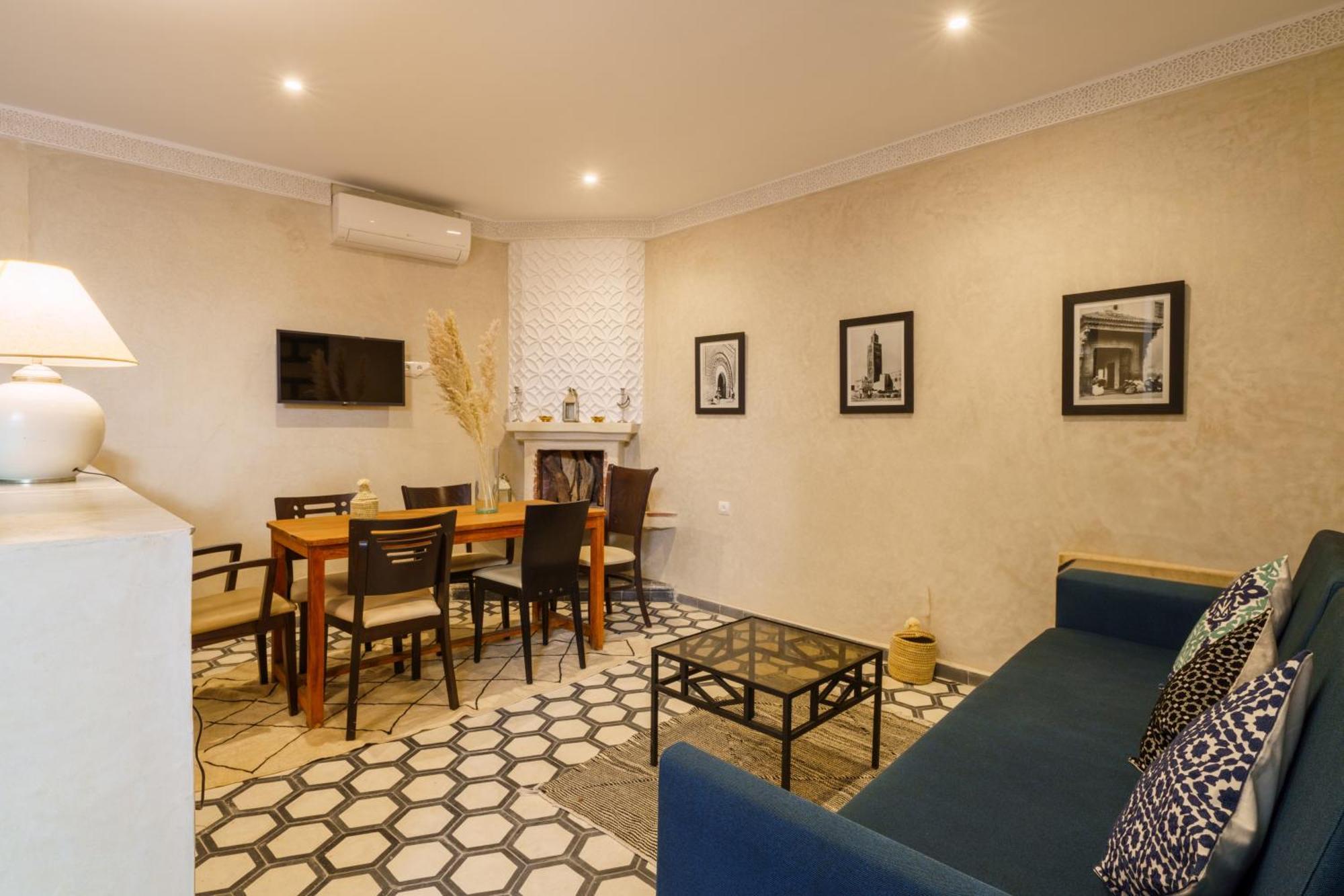 Riad 4 Chambres - Piscine & Petit Dejeuner Gratuit - Wifi Fibre Optique Marakeş Dış mekan fotoğraf